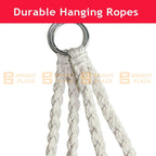 Large Hammock Chair Macrame Cotton Rope Swing Bed Relax Outdoor Hanging Seat Sit