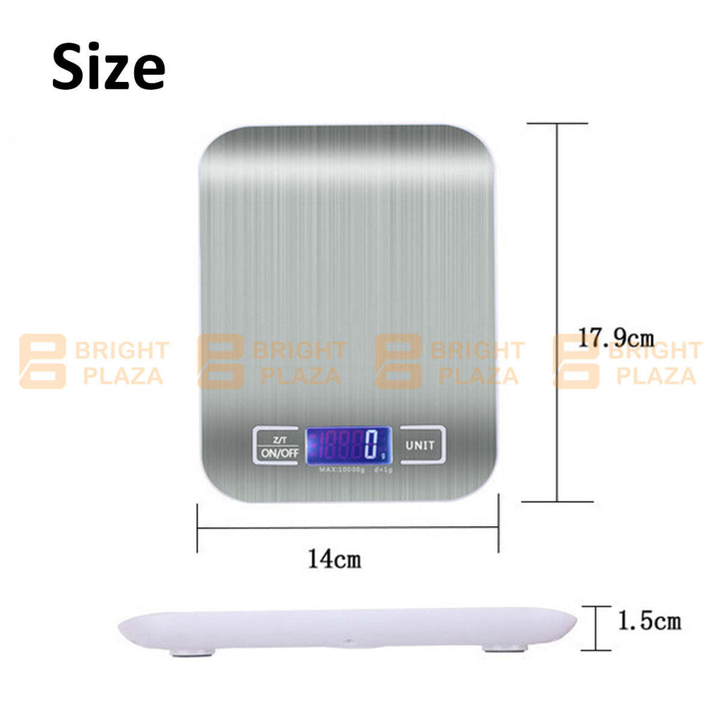 10kg Electronic Digital Kitchen Scale Kitchen Food Weighing Weight Postal Scales