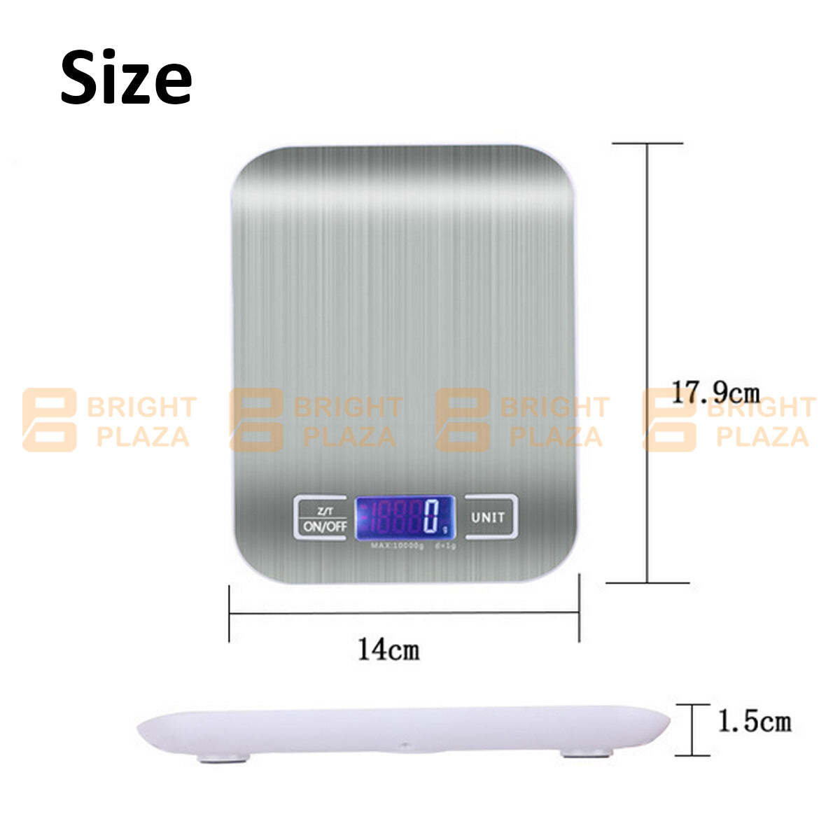 10kg Electronic Digital Kitchen Scale Kitchen Food Weighing Weight Postal Scales