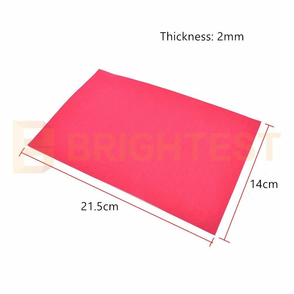 50pk Rainbow EVA Foam Craft Sheets Fun Paper Handmade Art Kids Assorted Colours