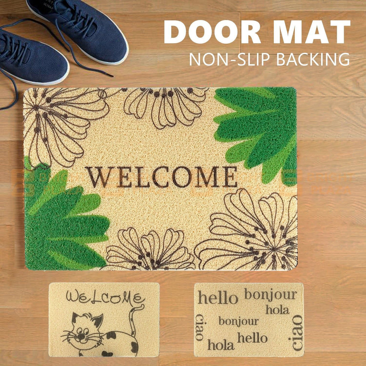 Door Mat Outdoor Doormat Floor Door Entrance Non-Slip Welcome Home Durable