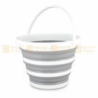 10L Collapsible Folding Bucket Silicone Water Container Hiking Camping Fishing