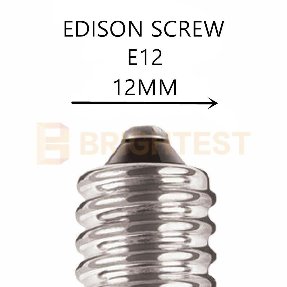 8pcs Clear Night Light Lamp Replacement Bulbs 7W E12 240V Small Screw On Bulb