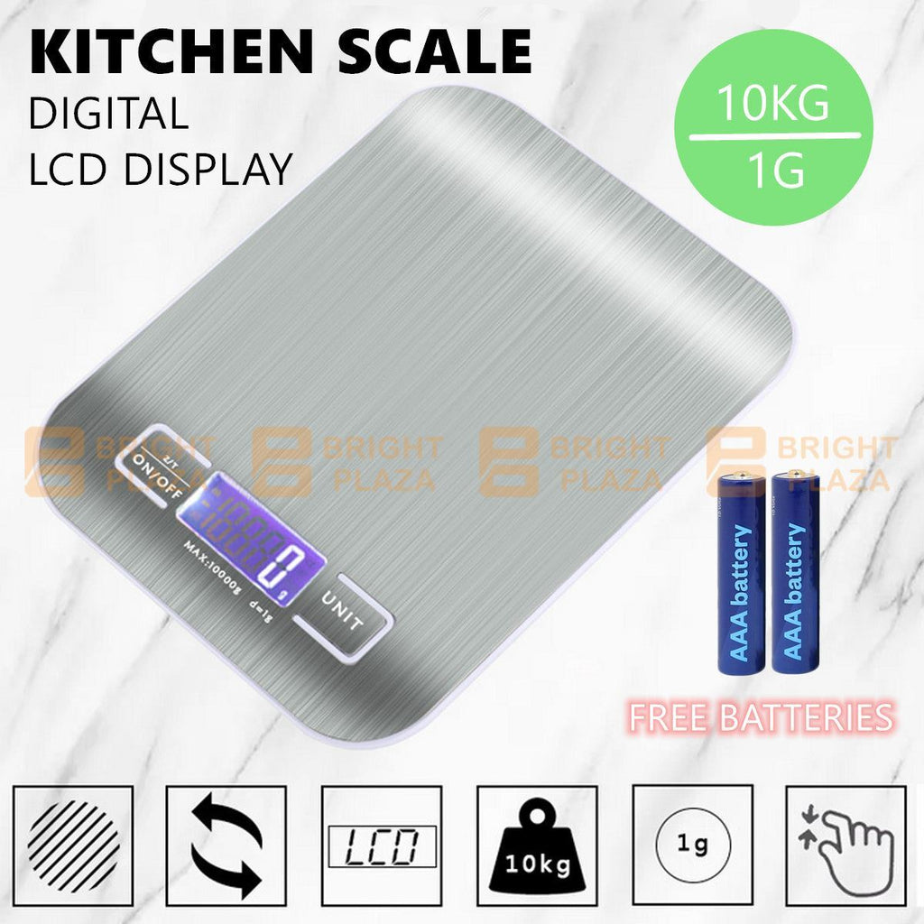 10kg Electronic Digital Kitchen Scale Kitchen Food Weighing Weight Postal Scales