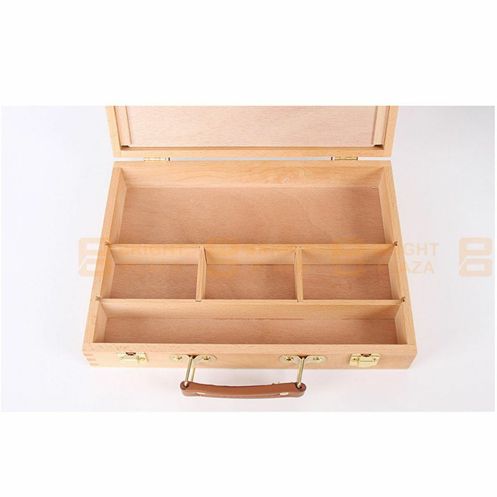Artist Painting Painter Wooden Storage Box Easel Palette Beech Wood Organiser