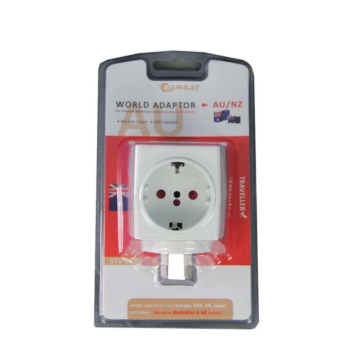2 x Inbound Universal Travel Adaptor International Power Plug - World to AUS/NZ
