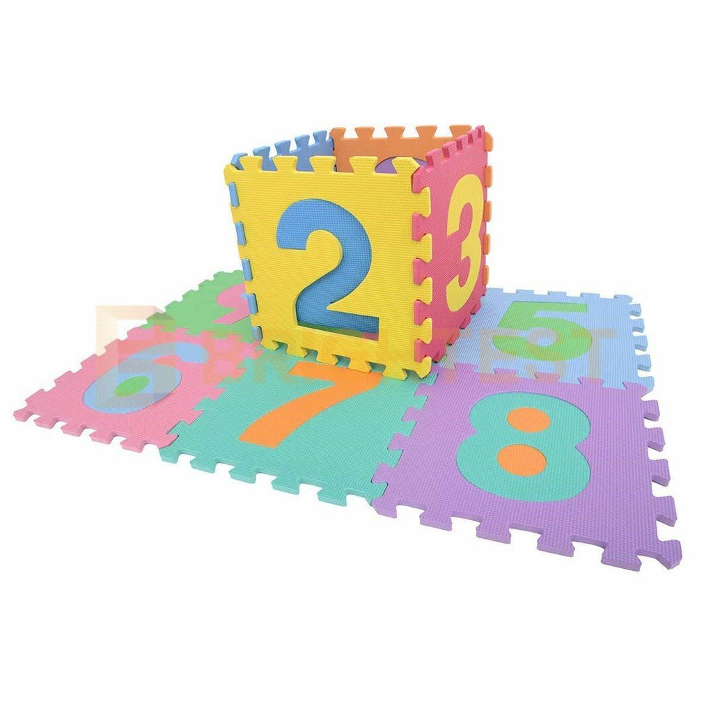 Kids Foam Mat Learning Alphabet Number Floor Play Mats Tiles Letters Puzzle
