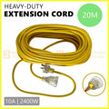 20m Heavy Duty Power Extension Cord Cable Lead 240V Electric Power Connection