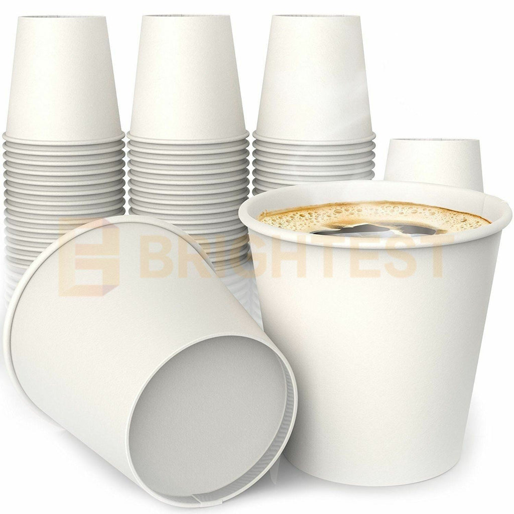 Paper Cups Coffee Espresso Single Wall Use Shot Cup Tasting Bulk 100ml 3.5oz
