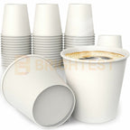 Paper Cups Coffee Espresso Single Wall Use Shot Cup Tasting Bulk 100ml 3.5oz