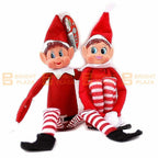 30cm Bend Pose Bendable Elf Vinyl Face Hook Loop Hands Elves Behaving Badly Red