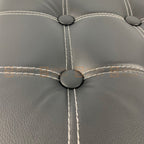 Large Folding Ottoman Storage Footstool Stool Box Pouf Seat Faux Leather Rect.