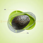 2pcs Avocado Keeper Saver Food Veggie Storage Container Stay Fresh Leftover Half