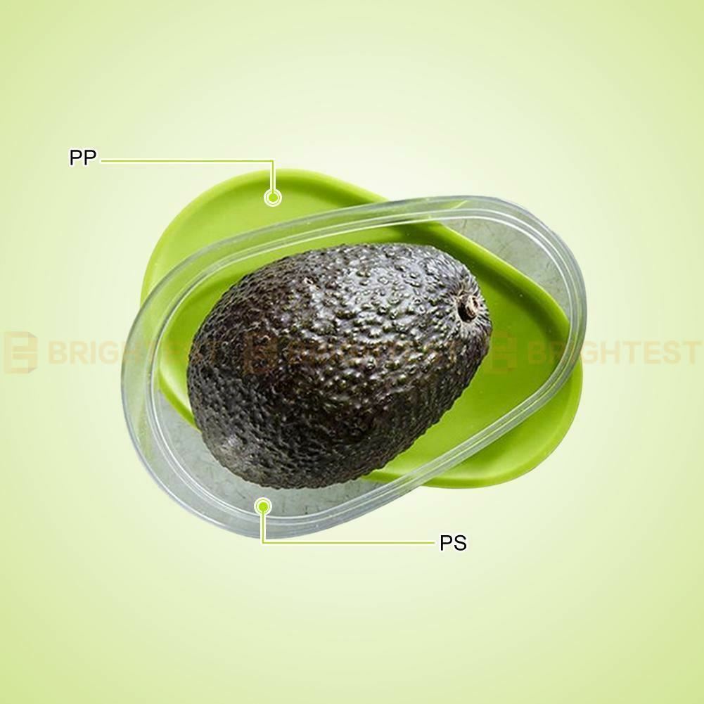 2pcs Avocado Keeper Saver Food Veggie Storage Container Stay Fresh Leftover Half