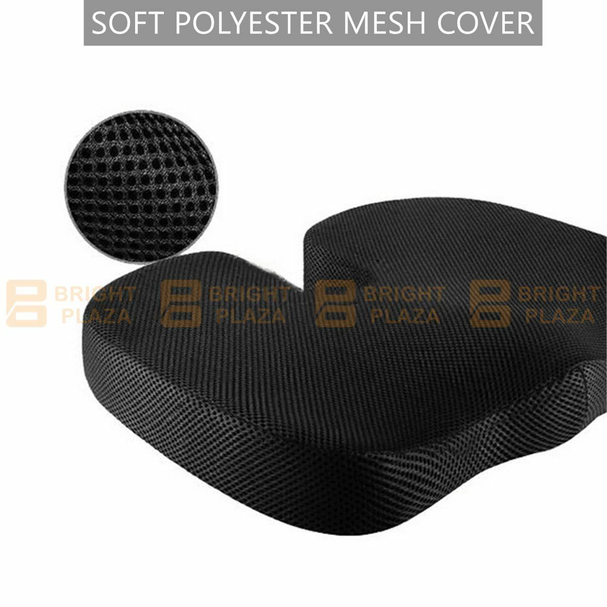 Orthopaedic Memory Foam Seat Cushion Support Back Pain Chair Pillow Car Coccyx