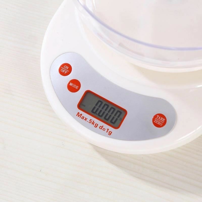 5kg/1g Electronic Digital Kitchen Scale Postal Scales Food Weighing Balance LCD