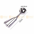 Stainless Steel Icecream Ice Cream Scoop Cookie Dough Mash Spoon Trigger 6cm Dia