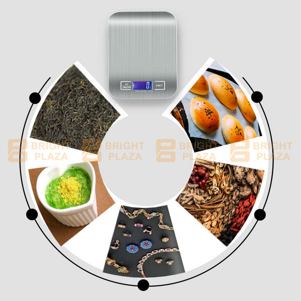 10kg Electronic Digital Kitchen Scale Kitchen Food Weighing Weight Postal Scales