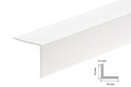 White PVC Corner Angle Trim – Plastic 90° Edge Protection