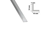 lightweight aluminium corner trim for DIY projects