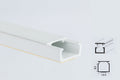Self adhesive mini cable trunking white PVC