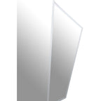 YulaÂ Wall Mirror With Silver Finish Frame