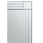 Sana Rectangular Wall Mirror with Linear Detail