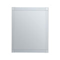 Sana Square Wall Mirror with Linear Detail