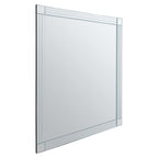 Sana Square Wall Mirror with Linear Detail