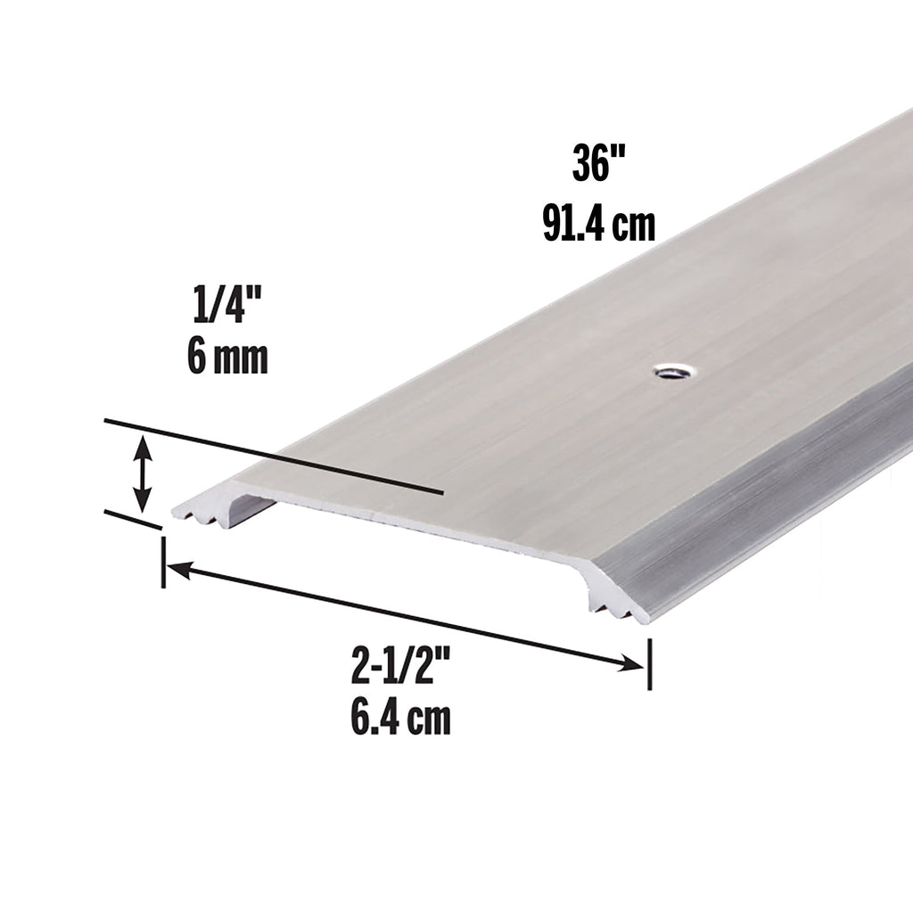Aluminum Flat Profile Threshold for Interior Doorways
