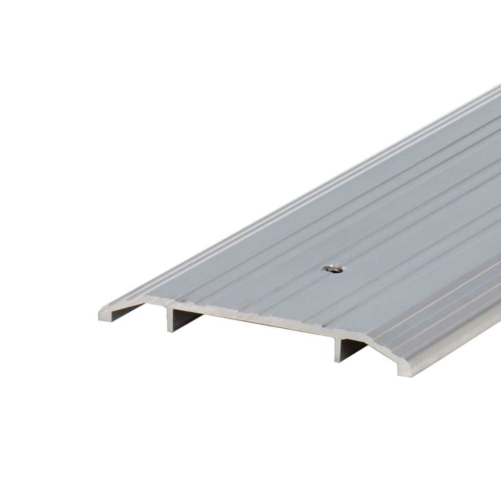 1/2 in. x 36 in. Silver Aluminum Heavy-Duty Commercial Flat-Profile Threshold