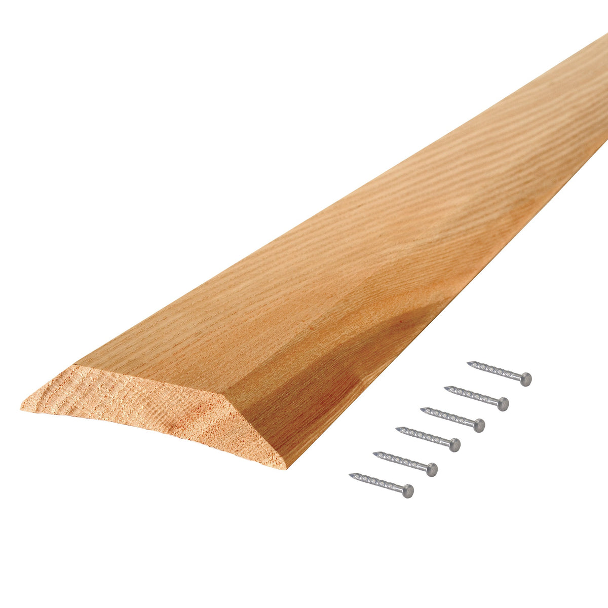 3-1/2 in. x 3/4 in. Natural Hardwood Low-Profile Threshold for Doorways