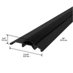 Aluminum and Vinyl Heavy-Duty Low-Profile Threshold