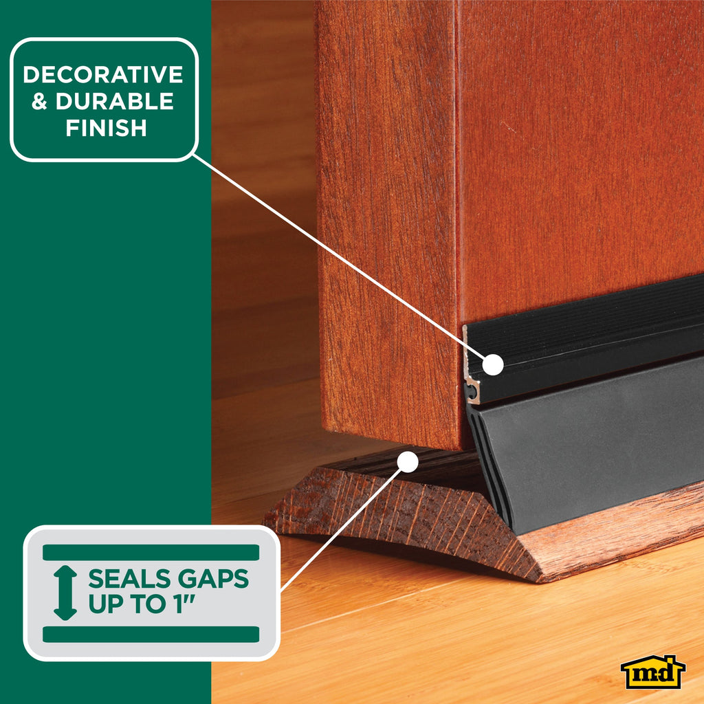 Aluminum and Vinyl CINCH® Self-adhesive Door Sweep