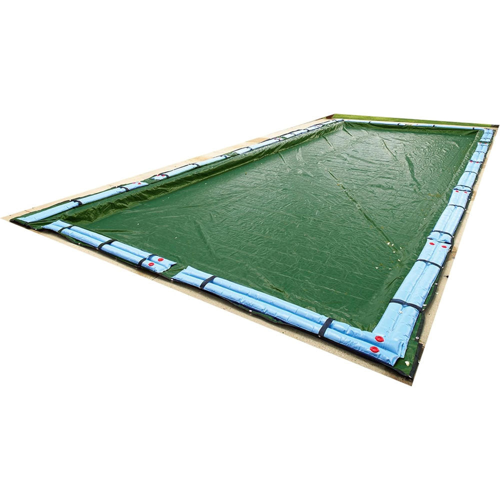 25' x 45' Rectangle 12-Year In Ground Pool Winter Cover - Green