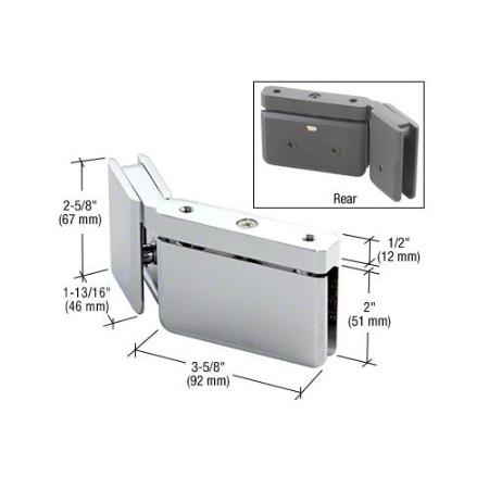 CRL Left Hand 135 Degree Prima Hinge with U-Clamp