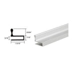 CRL Satin Anodized Aluminum Glass Door Edge Pull Extrusion - D644A