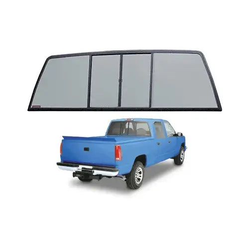 CRL Duo-Vent Four Panel Slider with Solar Glass for 1988-2000 Chevy/GMC CK Trucks - EDV880S