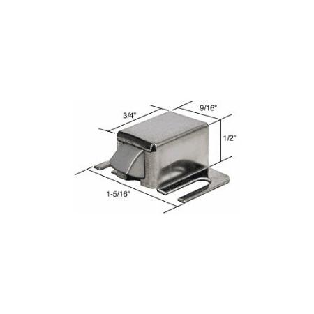 CRL Brushed Stainless Finish Shower Door Catch with Stainless Steel Tip - M6015