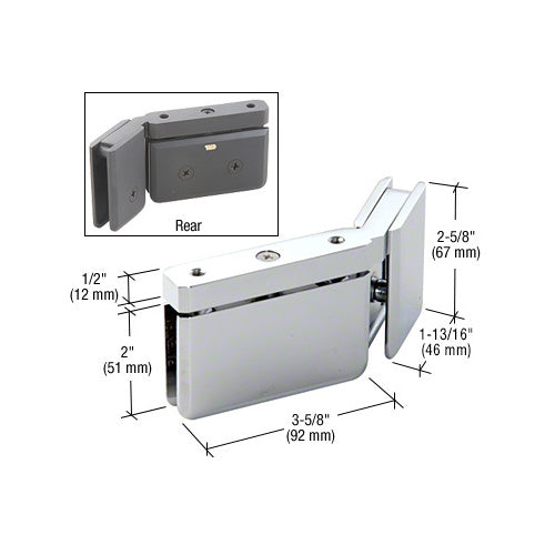 CRL Right Hand 135 Degree Prima Hinge with U-Clamp