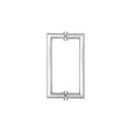 CRL 12" Mitered Corner Glass Mounted Pull Handle
