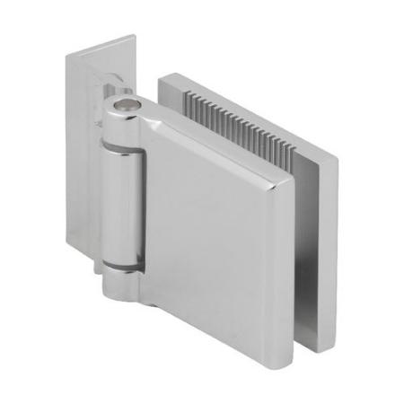 CRL Brushed Nickel Mini Hinge - 'L' Plate Style