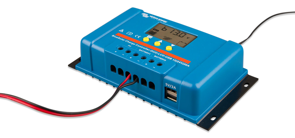 Victron 12/24V 20A BlueSolar PWM-LCD&USB (DUO Dual Battery) Solar Charge Controller