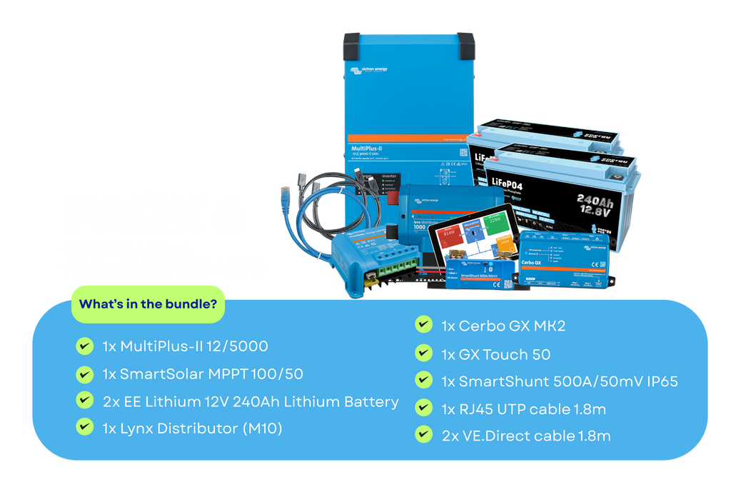12v Off-Grid Pack | Victron & Energy Eco