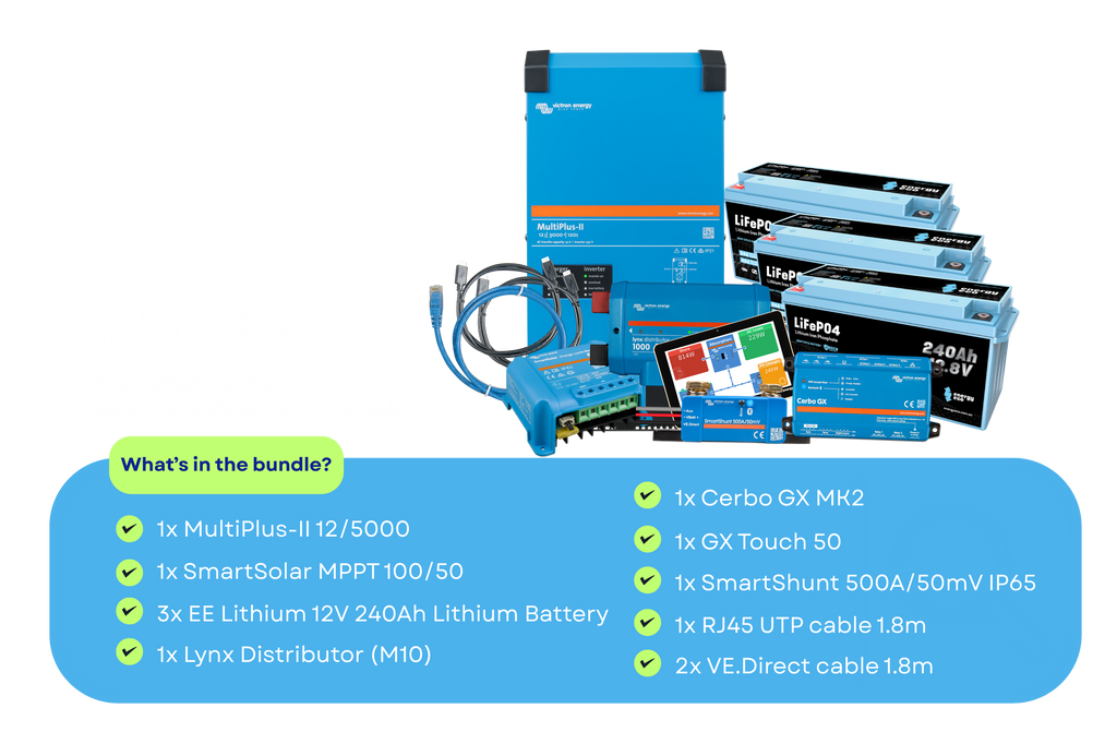 12v Off-Grid Pack | Victron & Energy Eco
