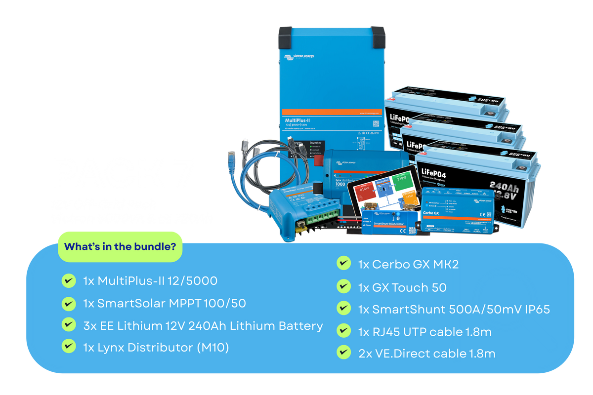 12v Off-Grid Pack | Victron & Energy Eco