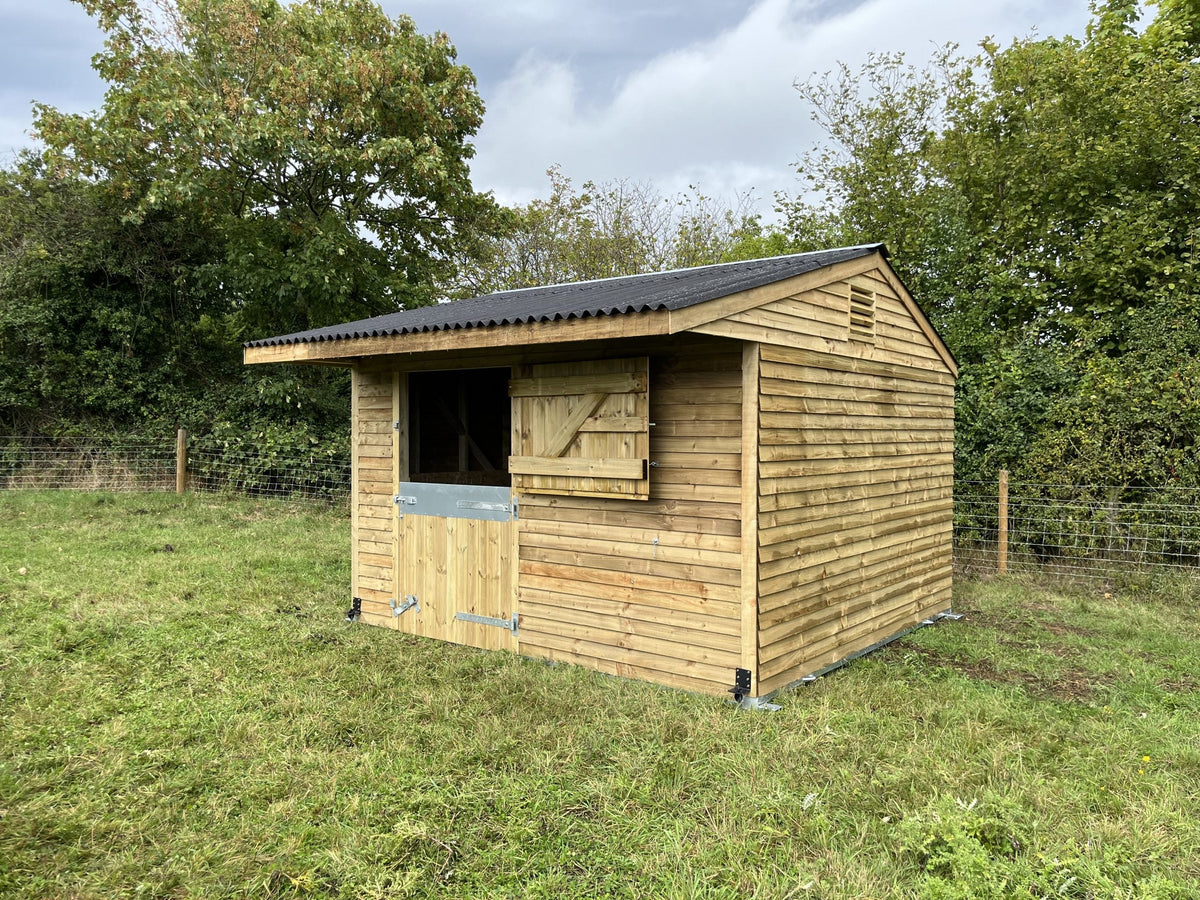Off-Grid Solar Lighting Kit for 12' x 12' One Horse Stables/Barns