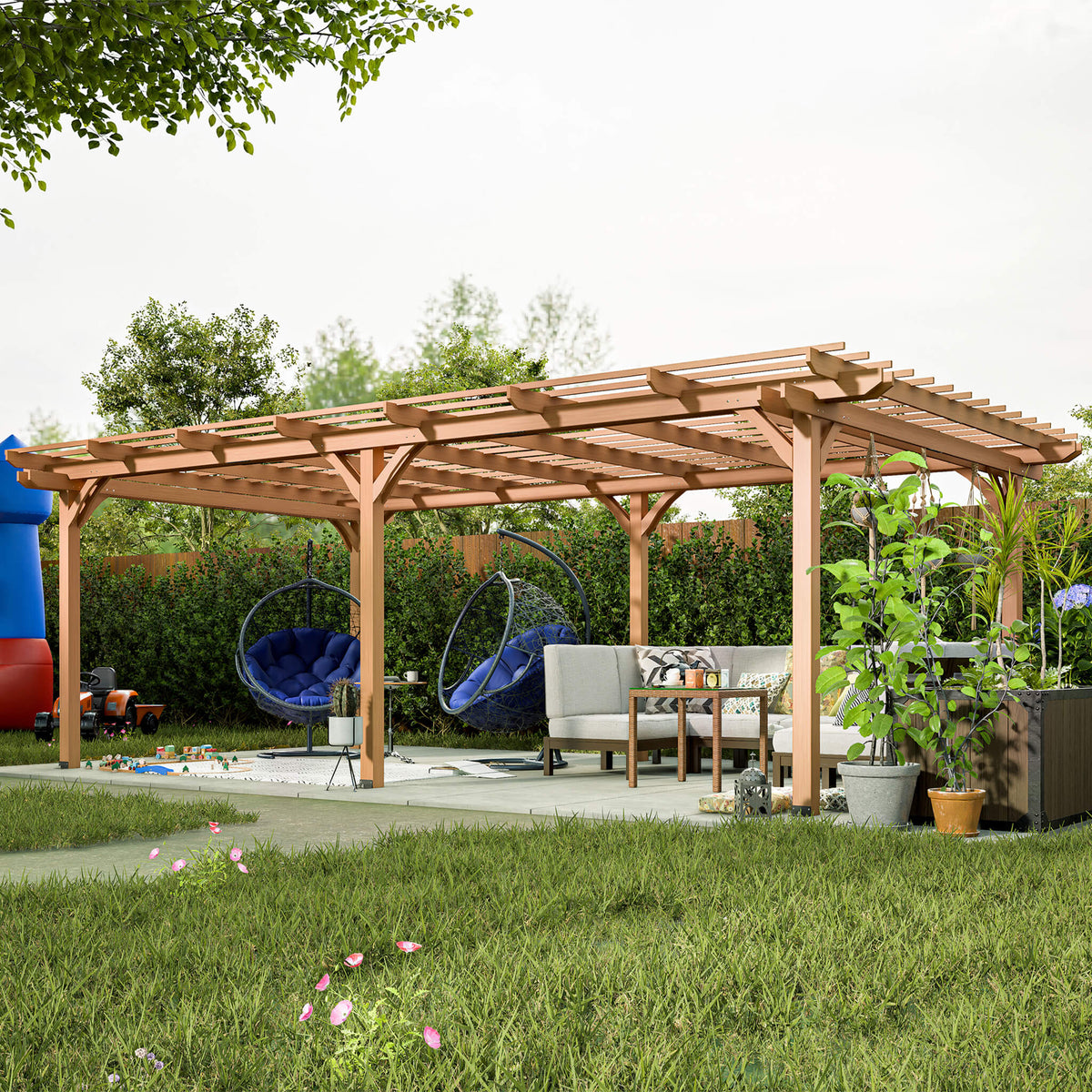 Alora 12 x 16 ft Outdoor Wooden Gazebo