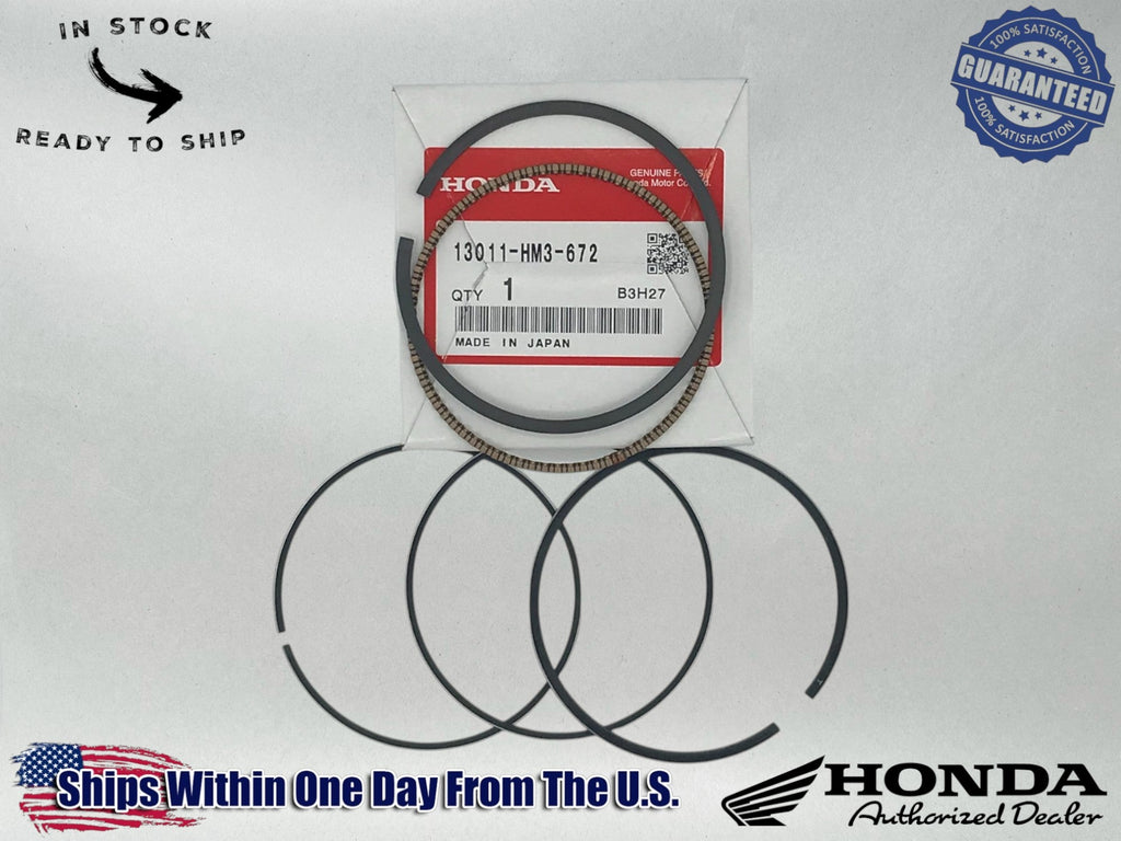 Honda Genuine OEM Standard Piston Ring Set 13011-HM3-672