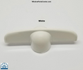 Amsbury Truth T Crank Handle. Also called Wing handle or Butterfly Handle Crank Handle 11/32 Spline Operators. Hurd Casement and Awning Window Replacement Parts Known Part Numbers: 136, Truth 40984, 021951, 37-125-2. Color White